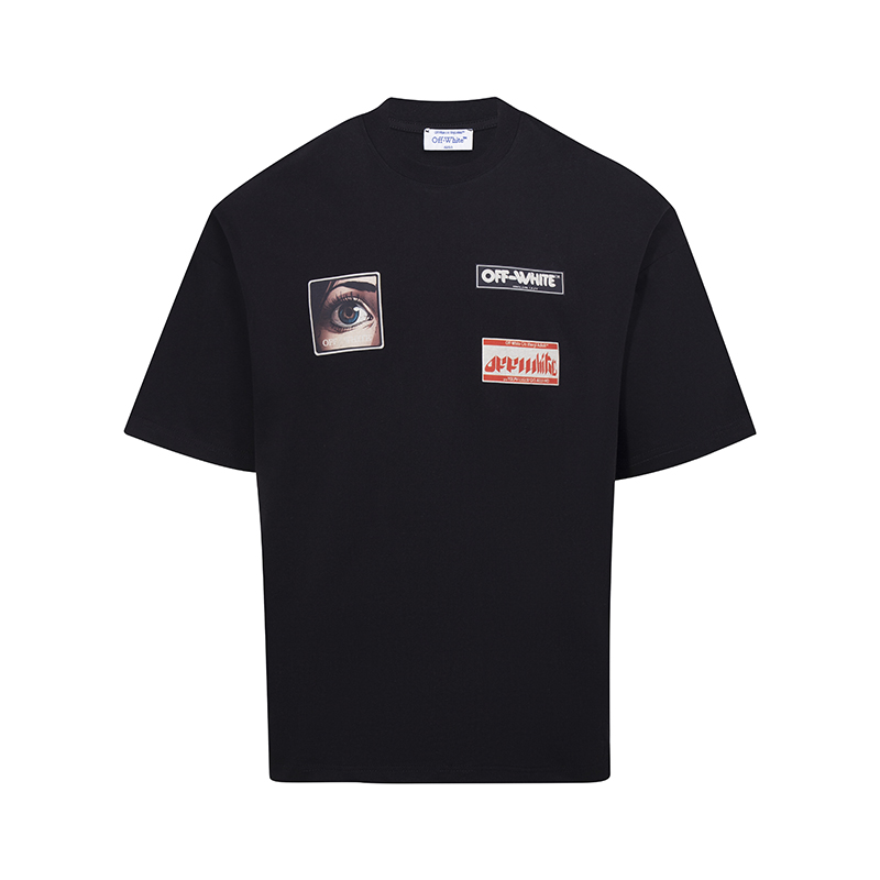 Off-White Eye-logo T-shirt (OMAA120F24JER00J1001）