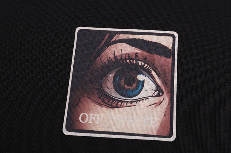 Off-White Eye-logo T-shirt (OMAA120F24JER00J1001）