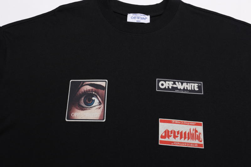 Off-White Eye-logo T-shirt (OMAA120F24JER00J1001）