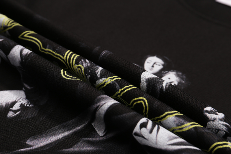 Off-White Script Mary Skate Tee 'Black' (OMAA120F24JER0081084）