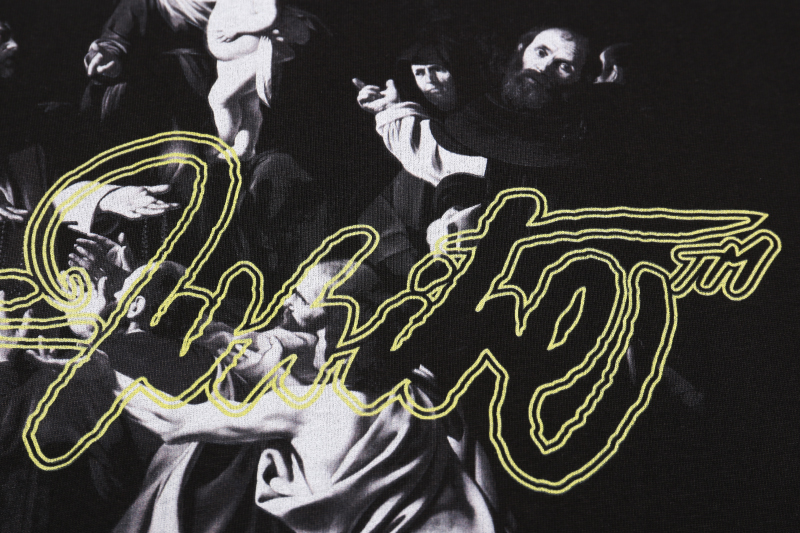 Off-White Script Mary Skate Tee 'Black' (OMAA120F24JER0081084）