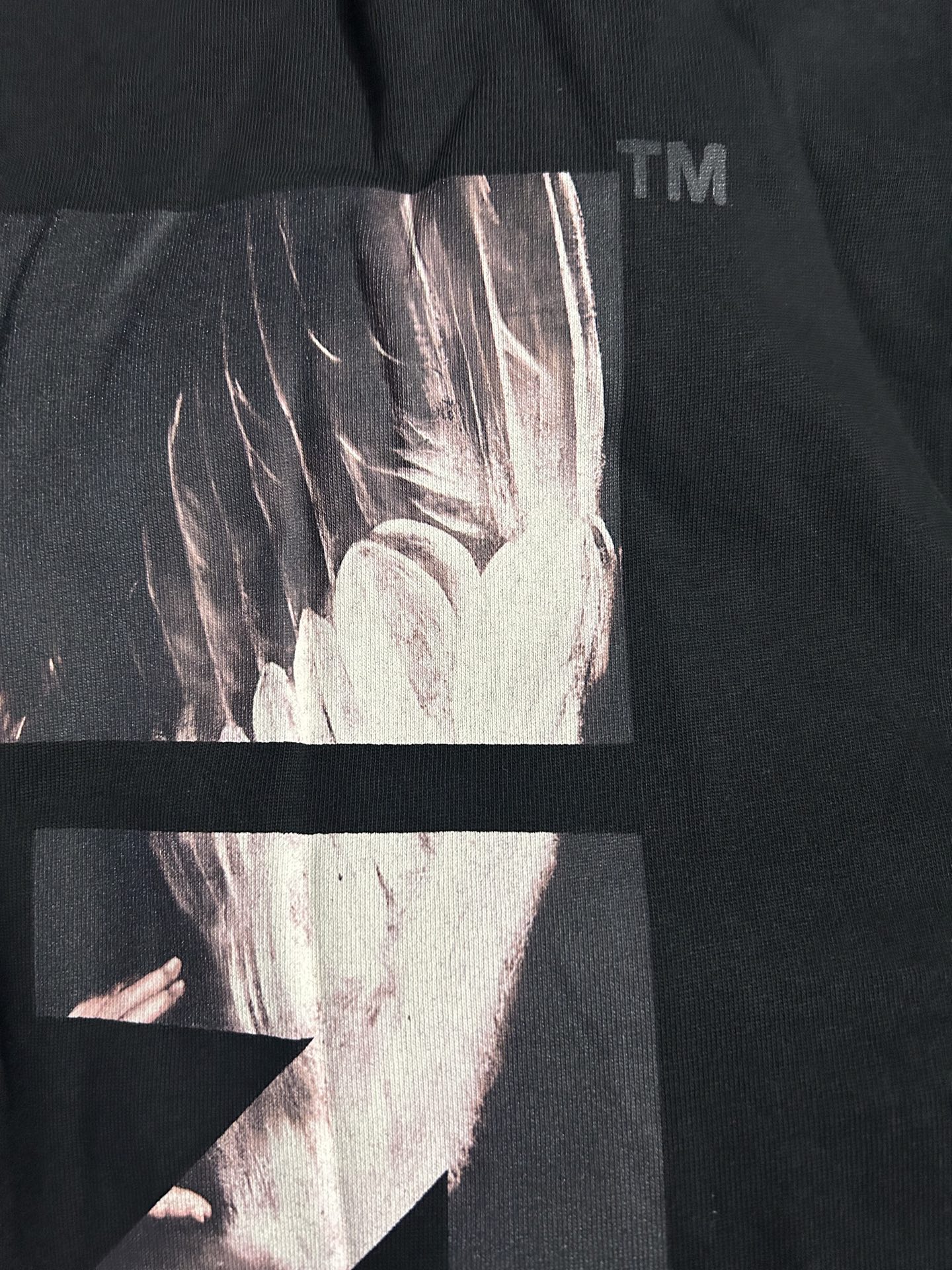 Off-White Caravaggio Arrow T-Shirt 'Black'  (OMAA038S201850041088）