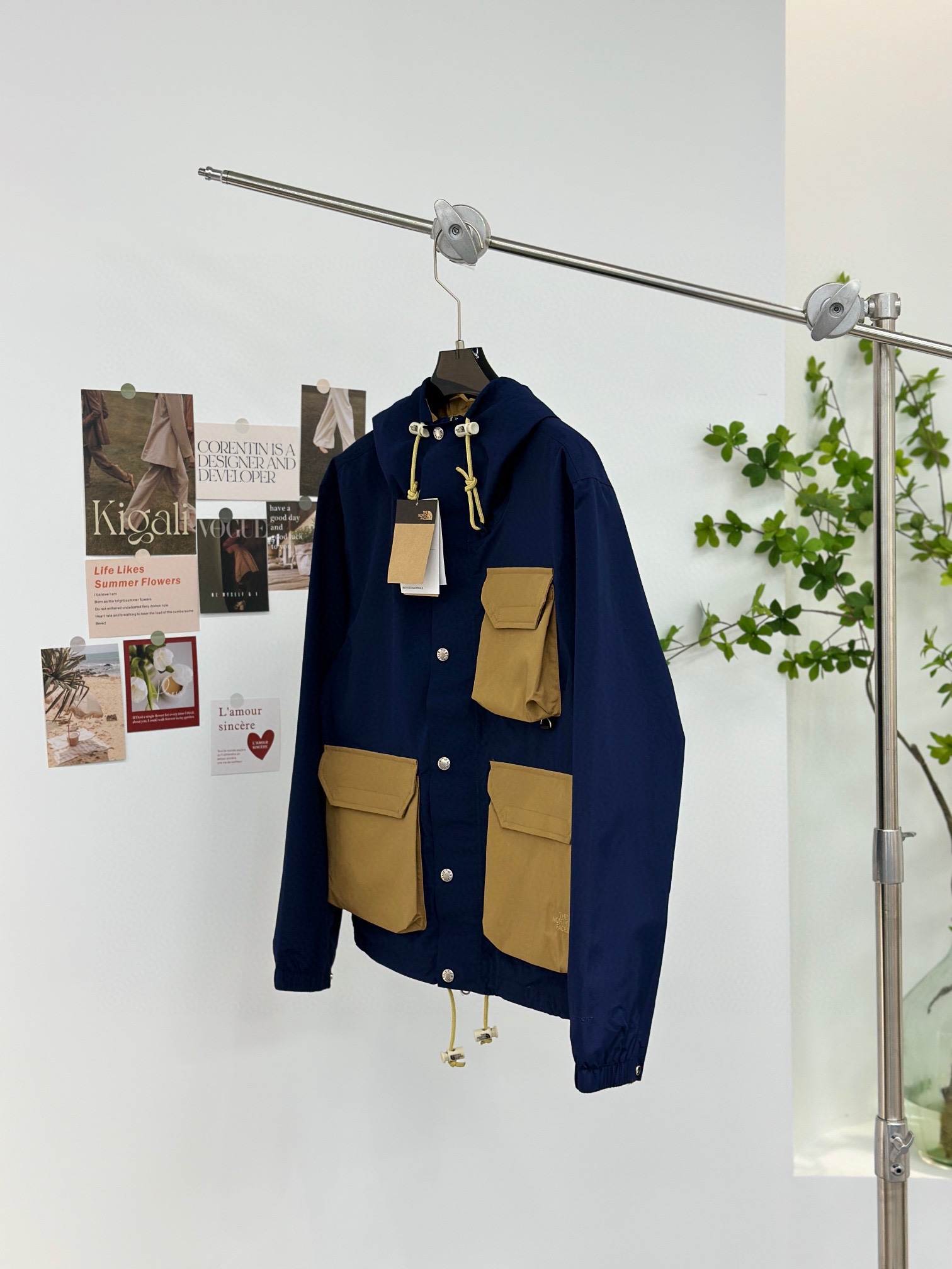 The North Face M66 Utility Rain Jacket（NF0A7W7F-9D7）