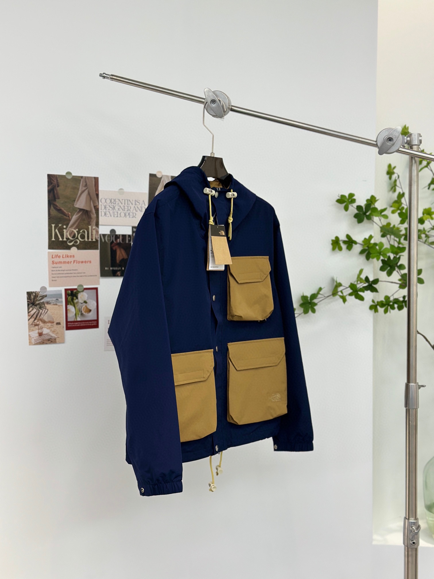 The North Face M66 Utility Rain Jacket（NF0A7W7F-9D7）