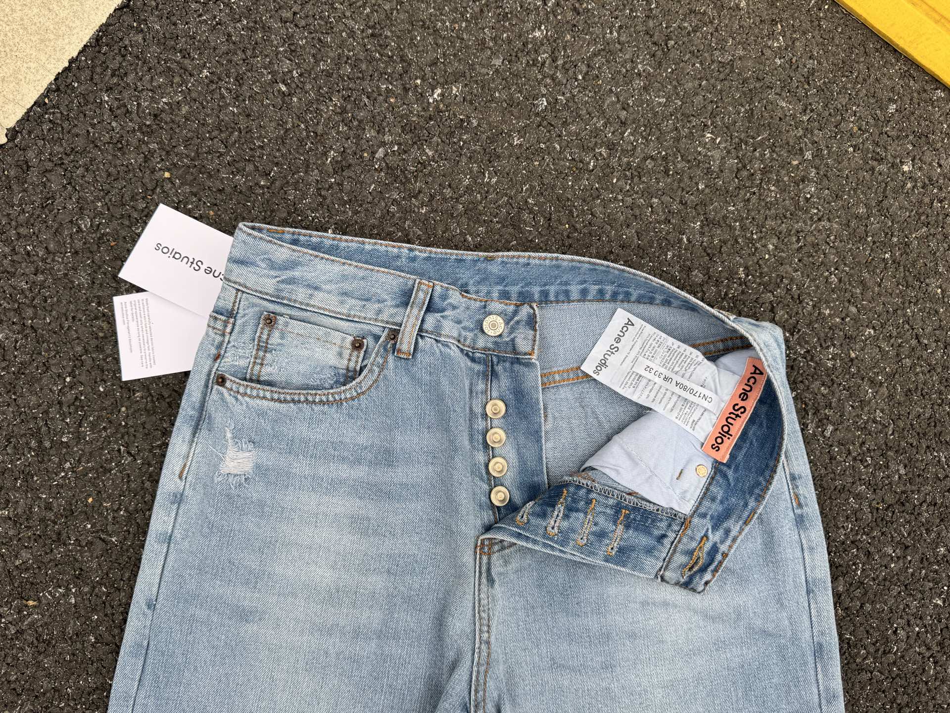Acne Studios Loose Fit Jeans - 2021M (B00277-228）