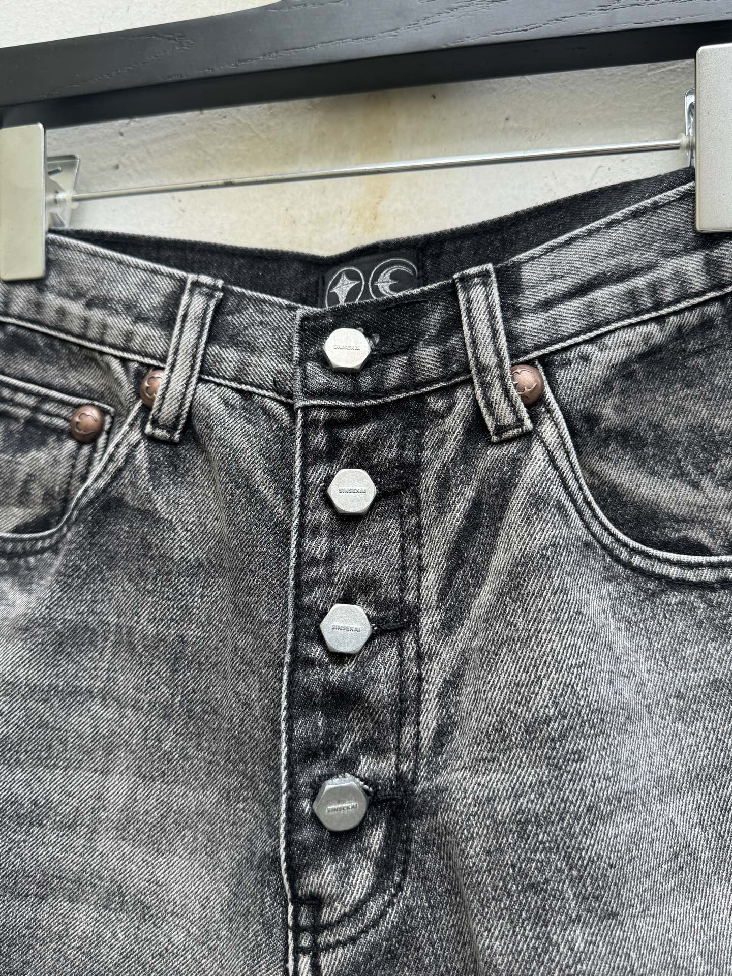 THUG CLUB Double knee Damage Shorts（TC24PT0302）