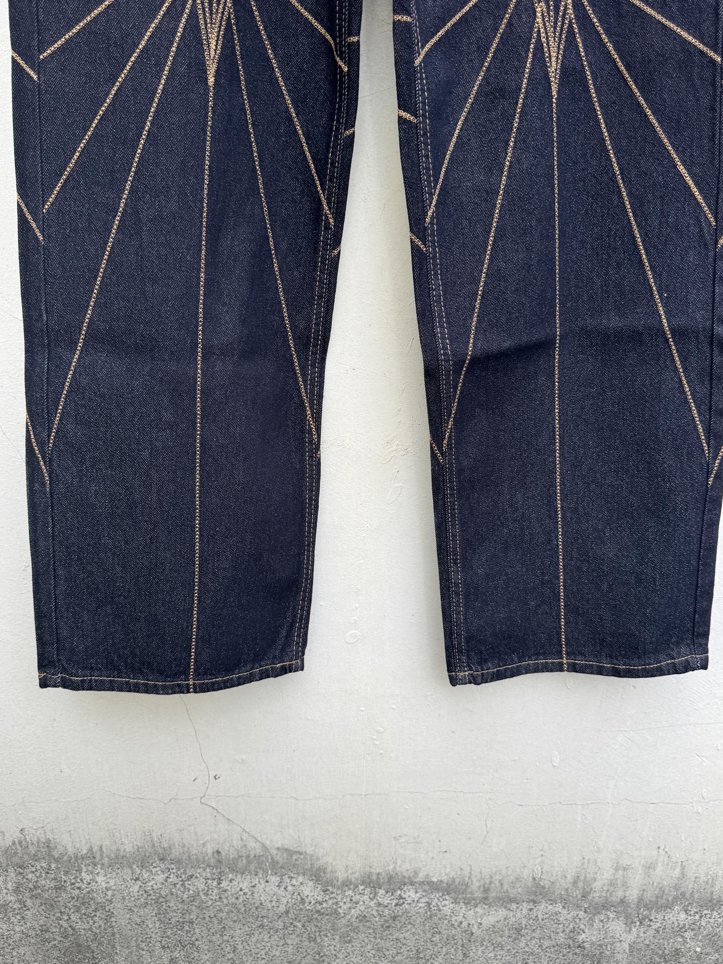 THUG CLUB denim embroidered pants（TC23PT0103）