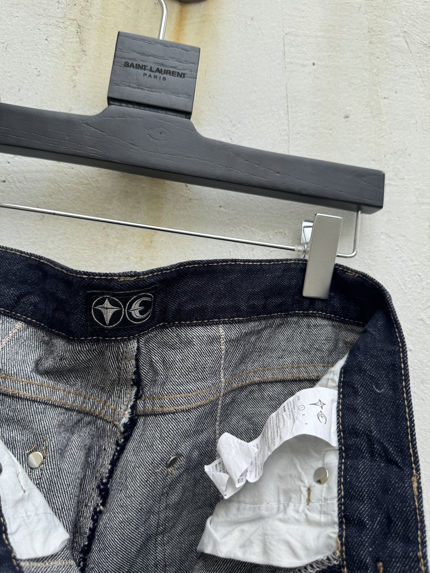 THUG CLUB denim embroidered pants（TC23PT0103）