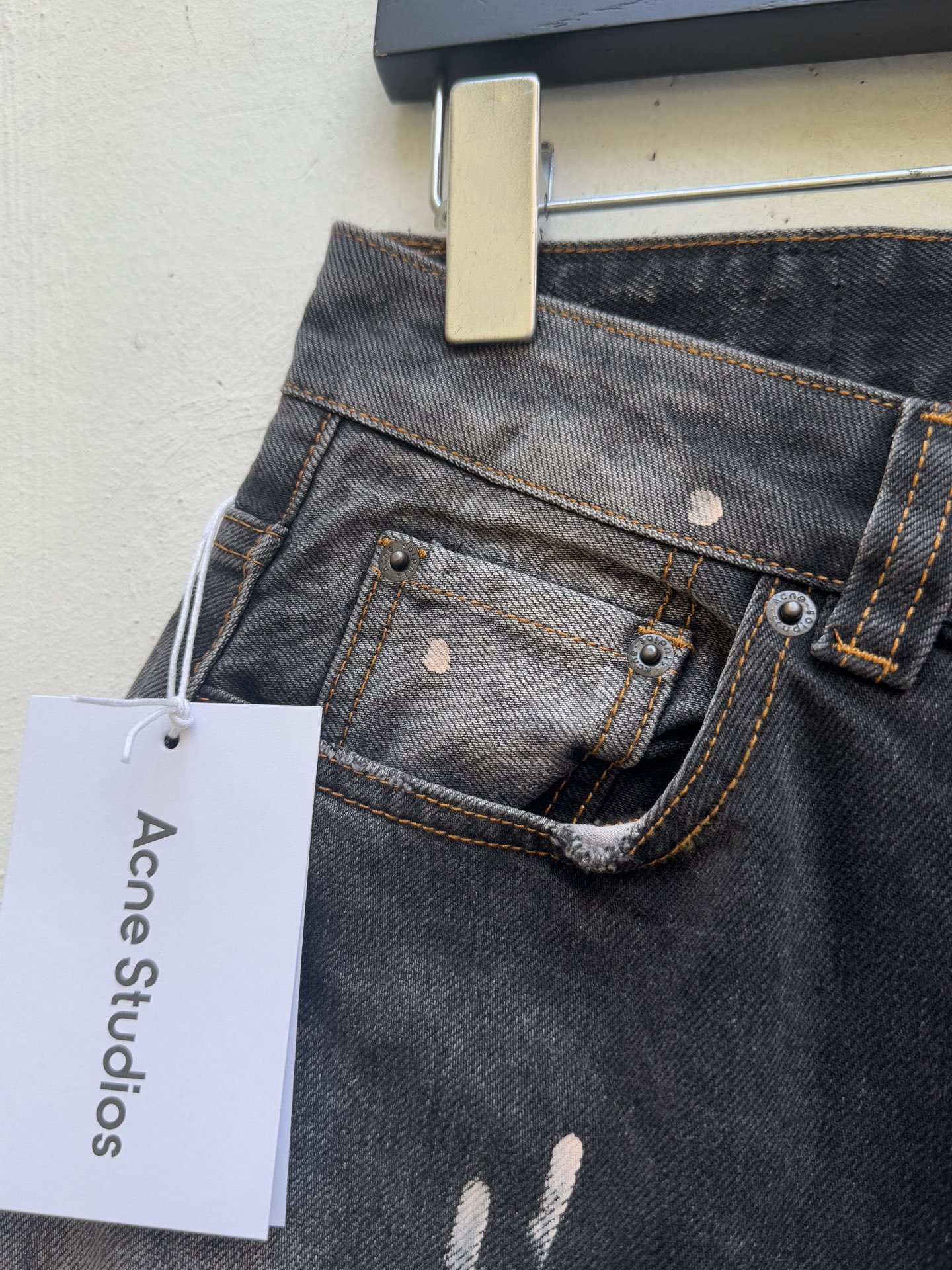 Acne Studios Relaxed Fit Jeans - 2023 - Black (C00103-900）