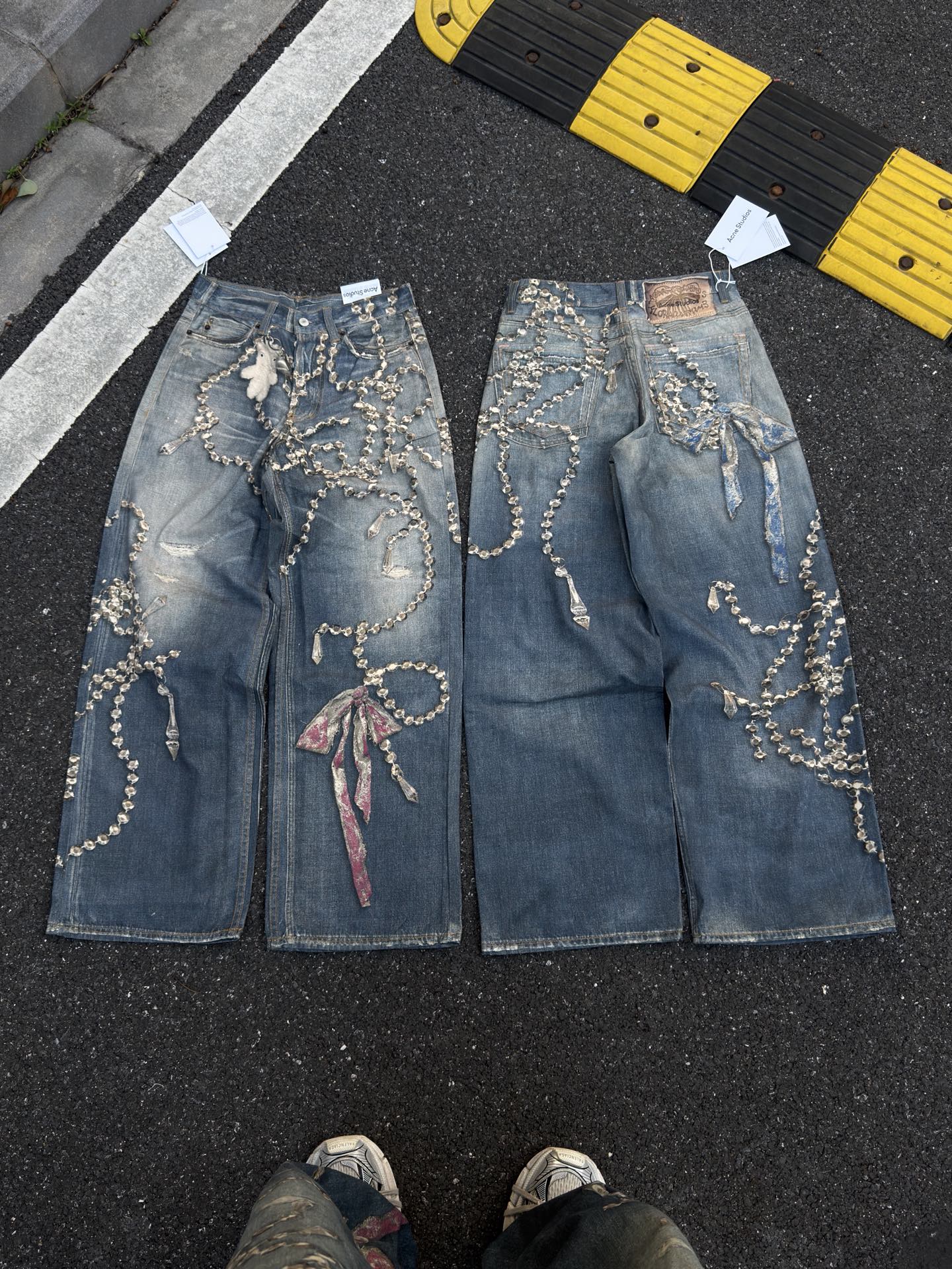 Acne Studios Jeans Unisex Light Blue- 1981 (CK0135-AUZ140）