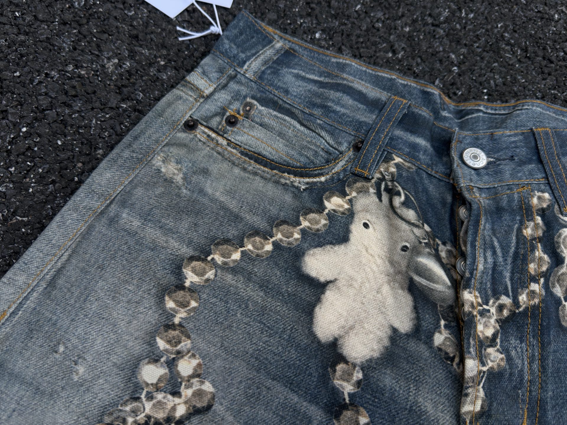 Acne Studios Jeans Unisex Light Blue- 1981 (CK0135-AUZ140）