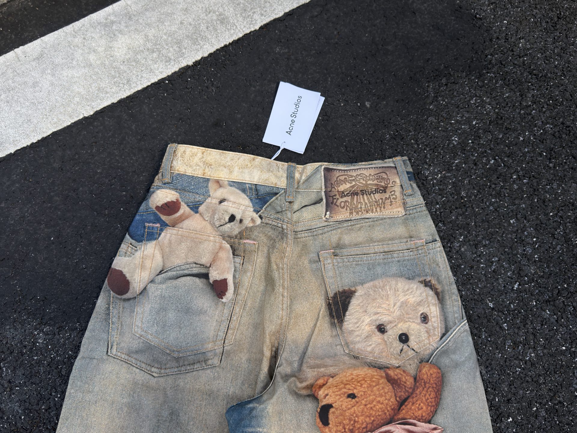 Acne Studios Loose fit jeans - 1981 (CK0138-AUZ）