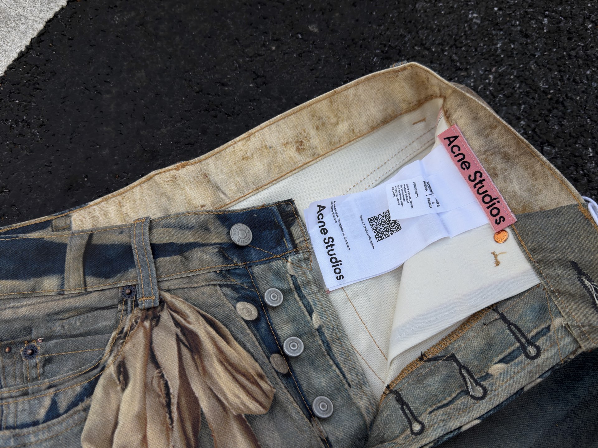 Acne Studios Loose fit jeans - 1981 (CK0138-AUZ）