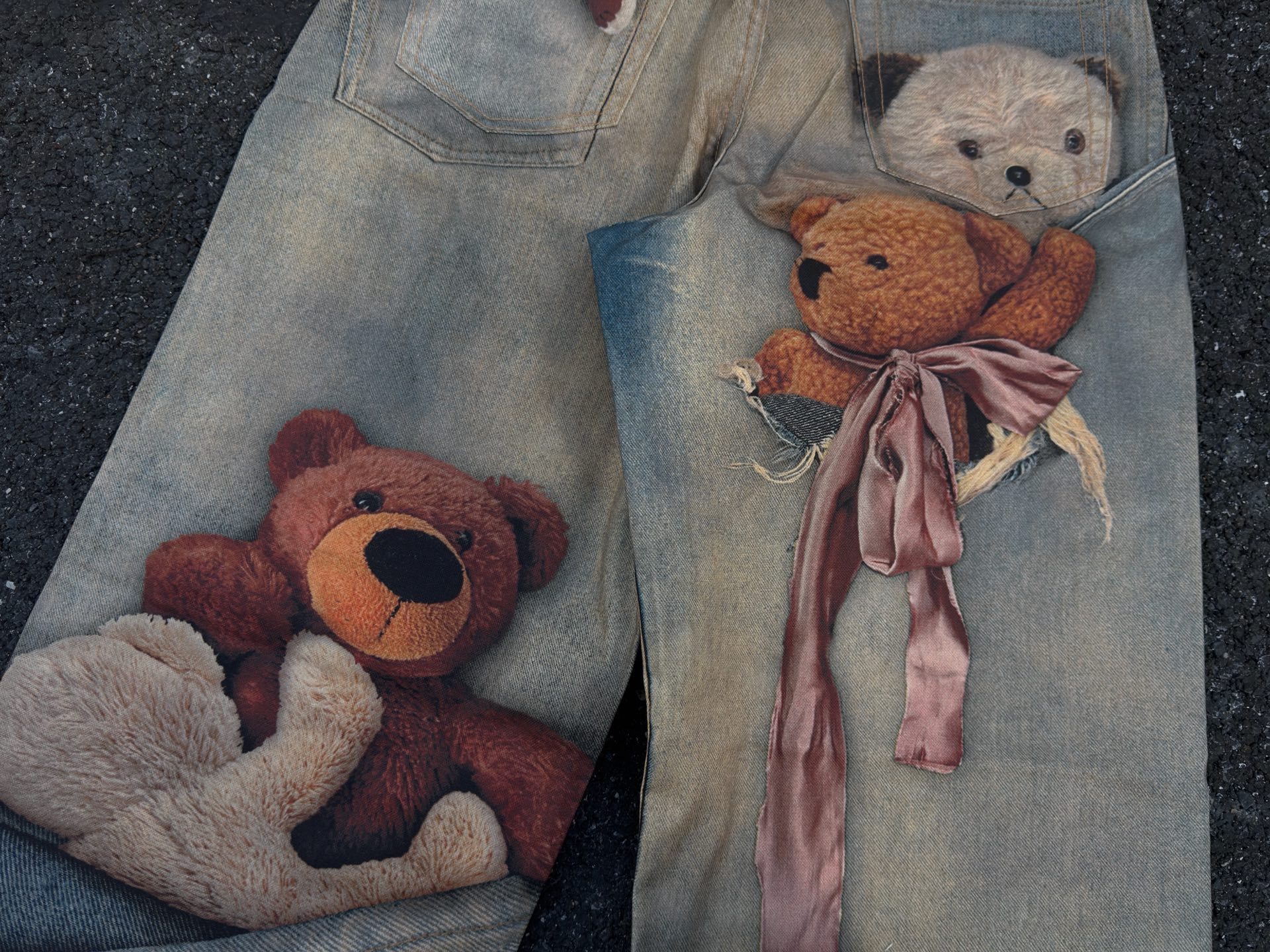 Acne Studios Loose fit jeans - 1981 (CK0138-AUZ）