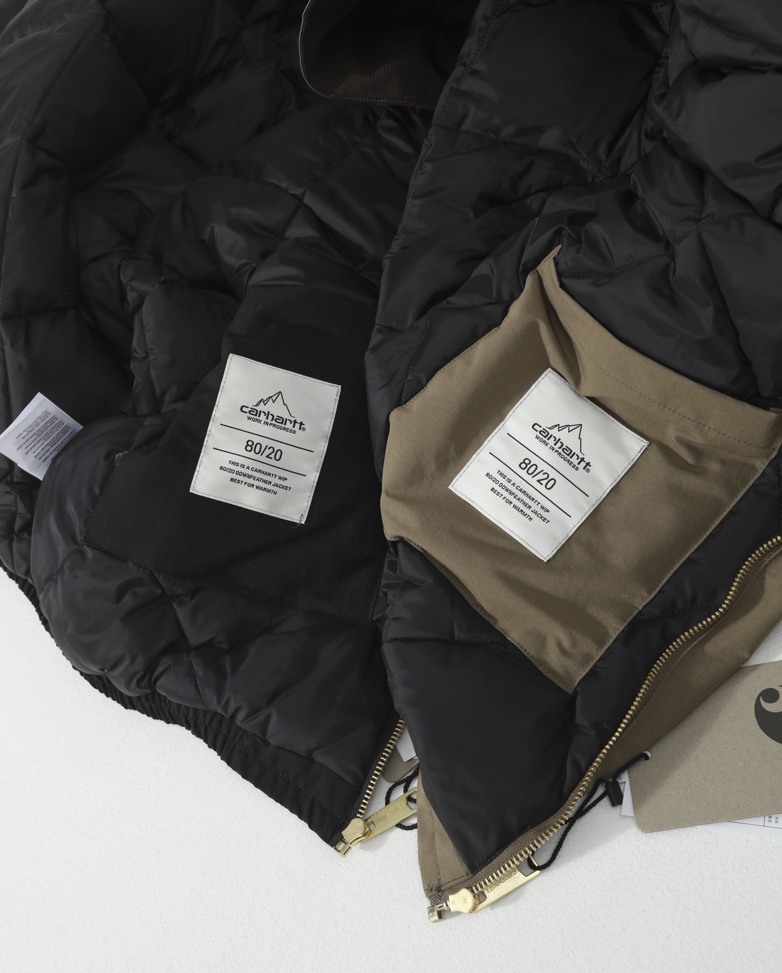 Carhartt WIP logo down jacket（CHXDNA252003P-BWX）