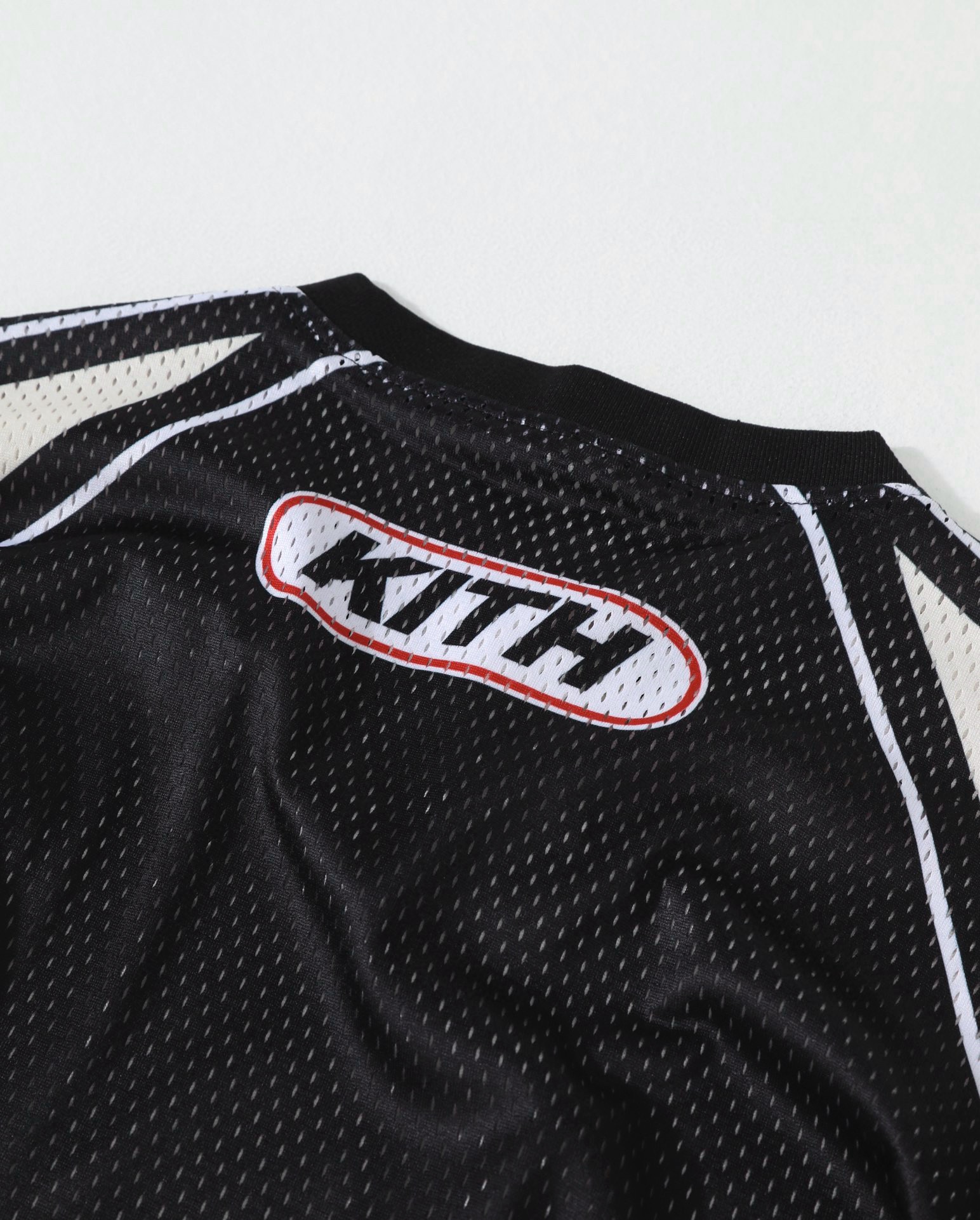 Kith Moto Mesh Long Sleeve Donovan Tee - Black（KHM033271-001）
