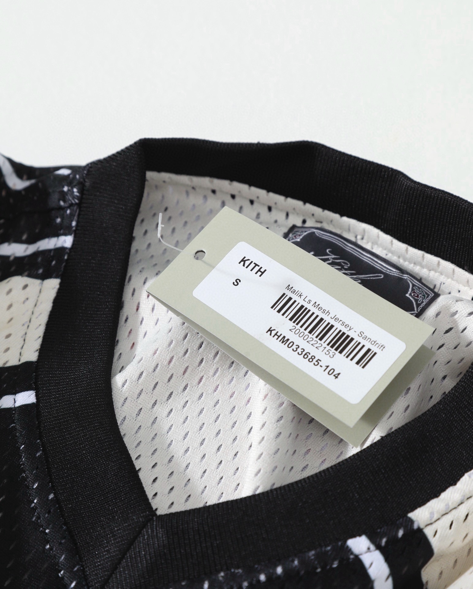 Kith Moto Mesh Long Sleeve Donovan Tee - Black（KHM033271-001）