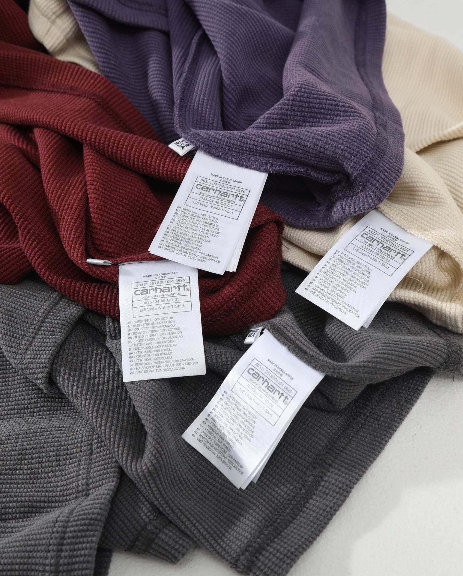 Carhartt Long Sleeve Vista Waffle T-Shirt（CHXLTI035304P）