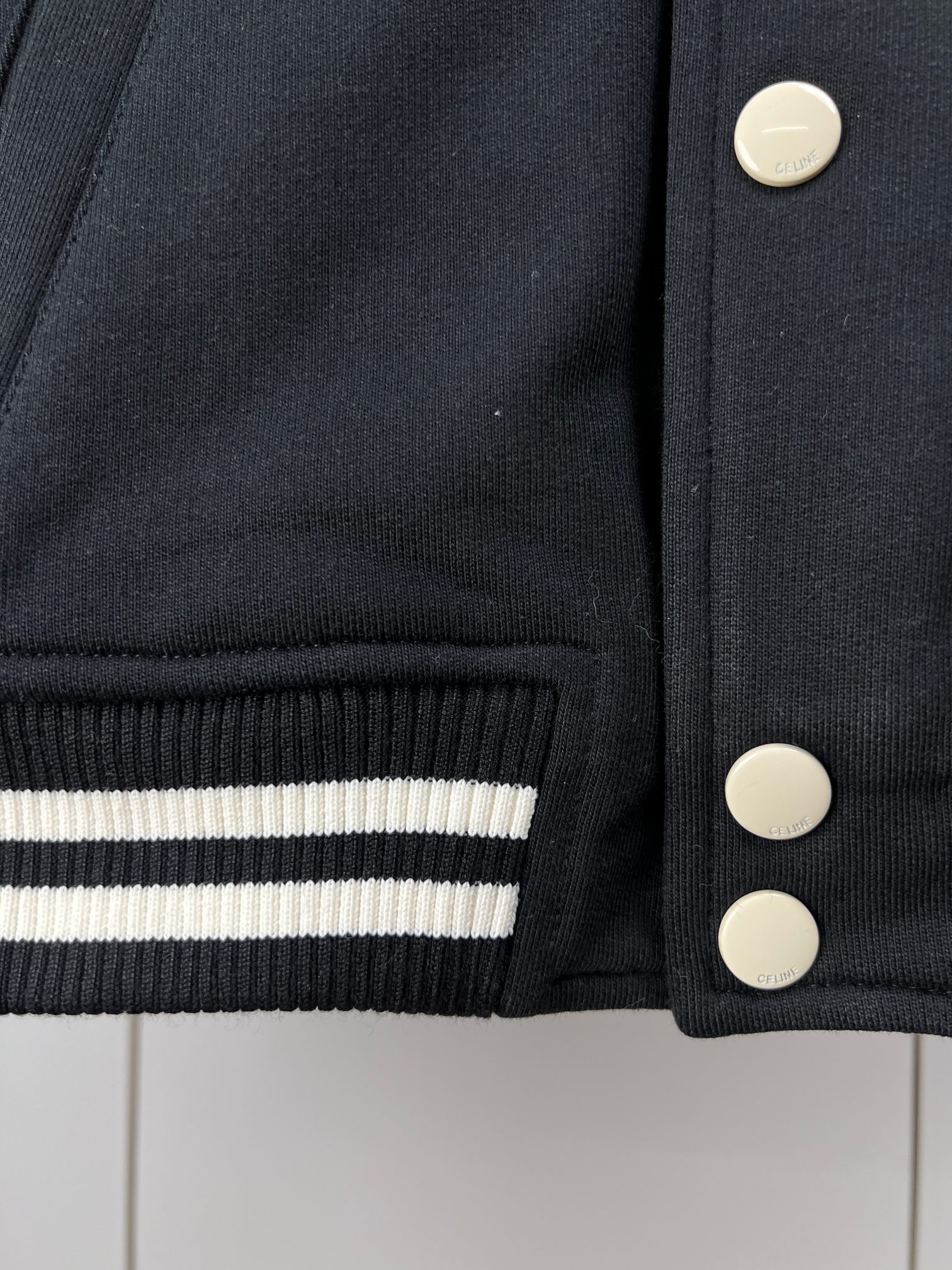 celine teddy jacket in cotton fleece (RY04K345F-38PF）