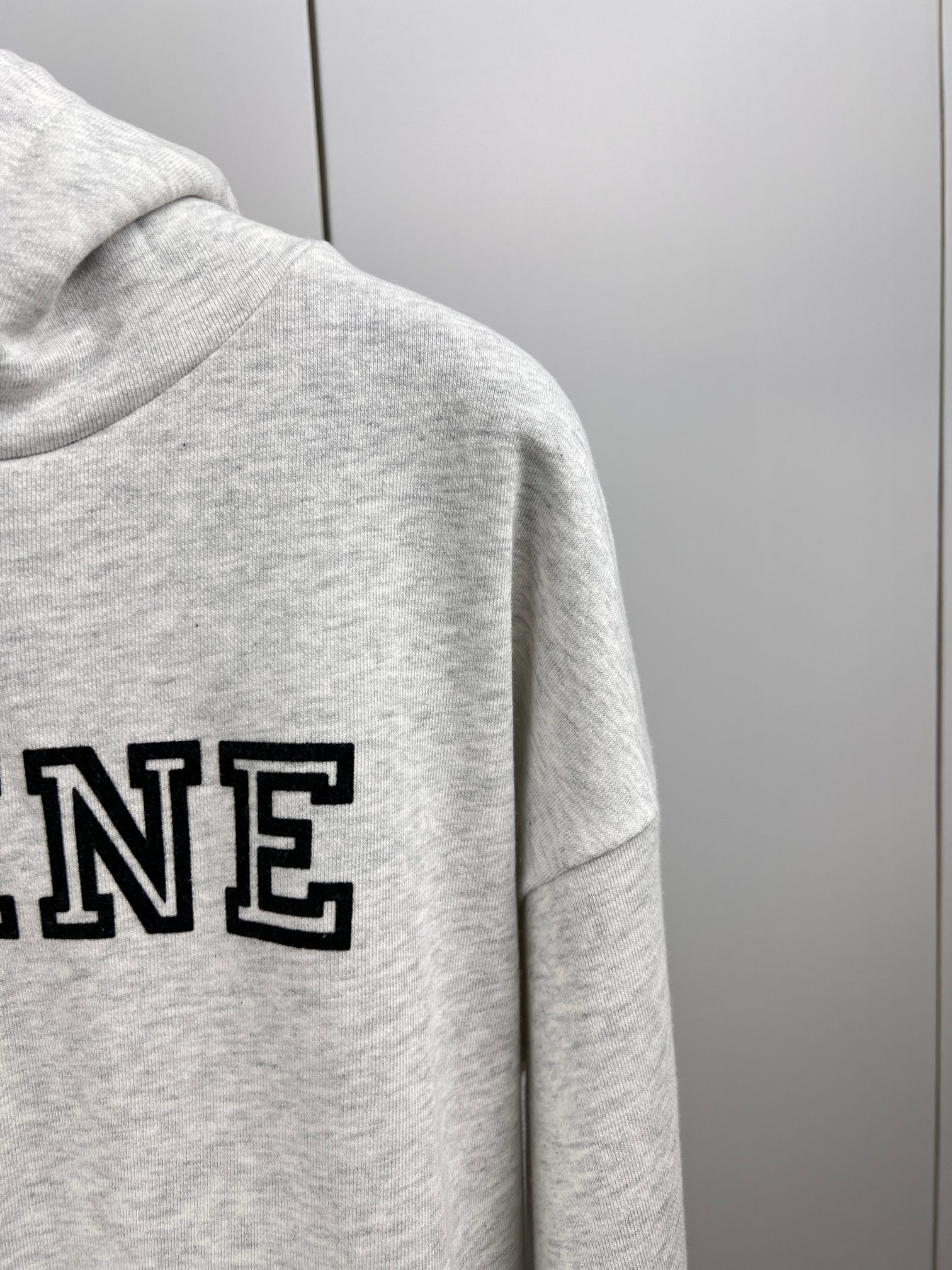 CELINE LOOSE HOODIE IN COTTON FLEECE (RY032510Z-08BQ）