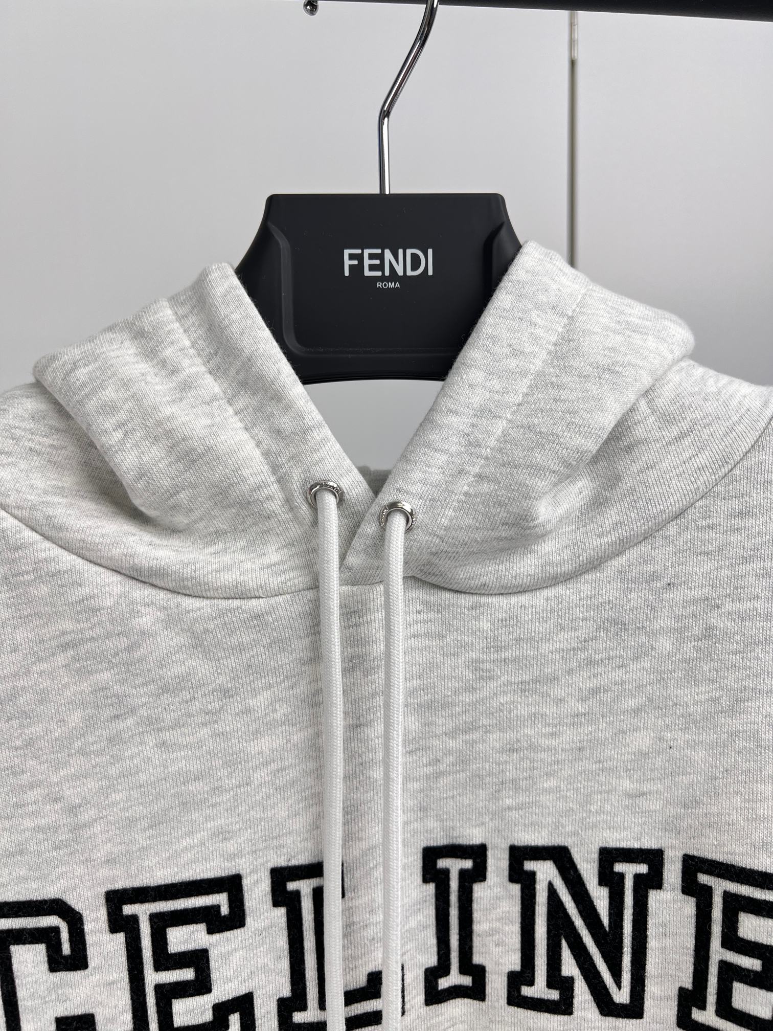CELINE LOOSE HOODIE IN COTTON FLEECE (RY032510Z-08BQ）