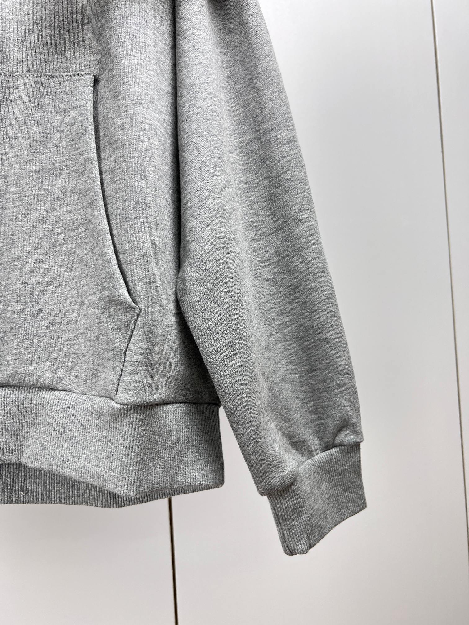 CELINE LOOSE HOODIE IN COTTON FLEECE (RY032510Z-08BQ）