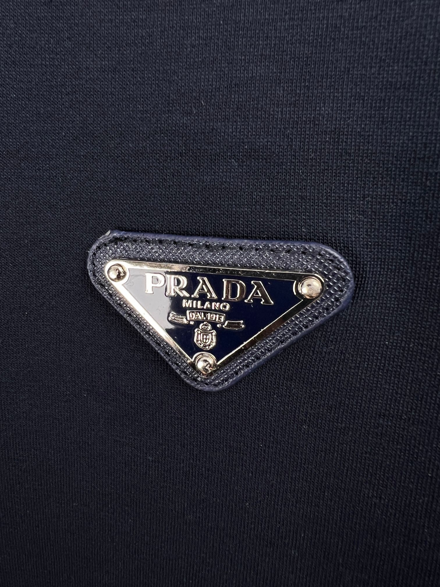 Prada technical cotton sweatshirt (UJL90B-11OQ-F00083-S-OOO）