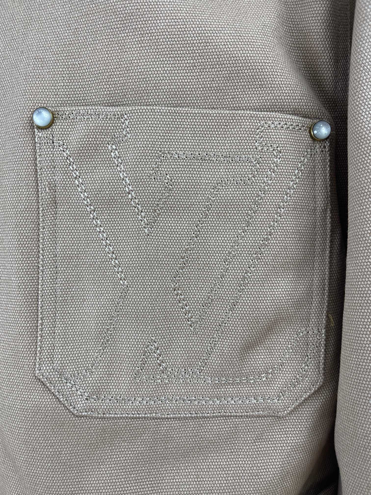 Louis Vuitton Workwear cotton canvas blouson（1AGITA）
