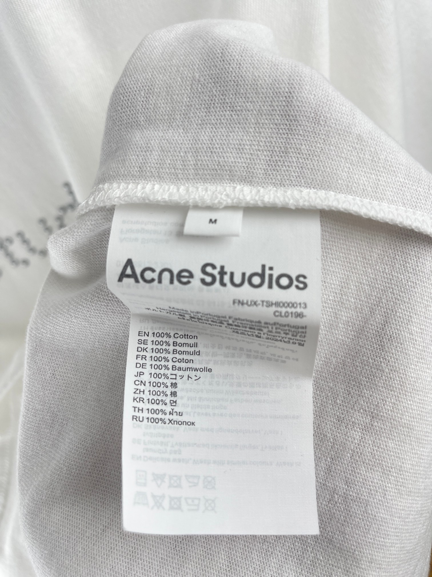 Acne Studios Relaxed Fit T-Shirt (CL0316-AE0）