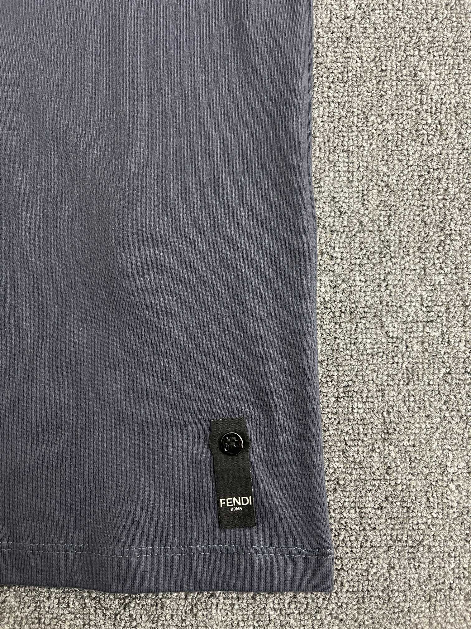 FENDI T-Shirt Cotton White (FY1319ATLAF0QA0）