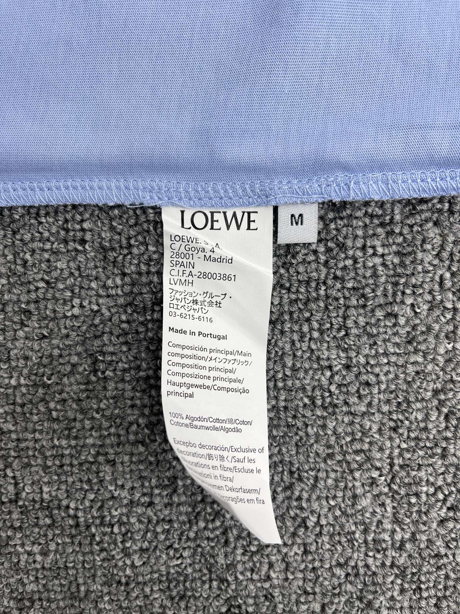 Loewe Relaxed Fit T-Shirt 'Black'（H526Y22XBC-1100）