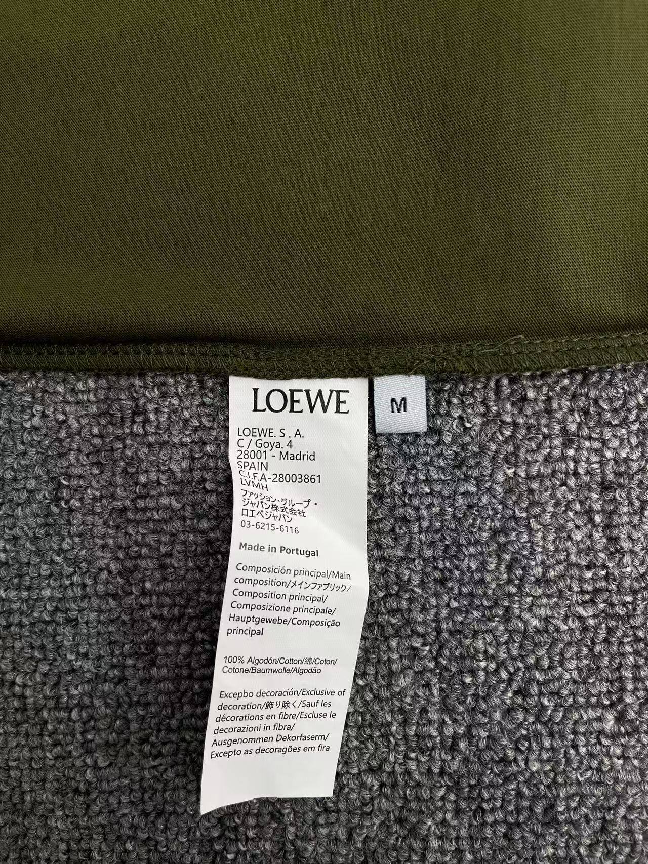 Loewe Relaxed Fit T-Shirt 'Black'（H526Y22XBC-1100）