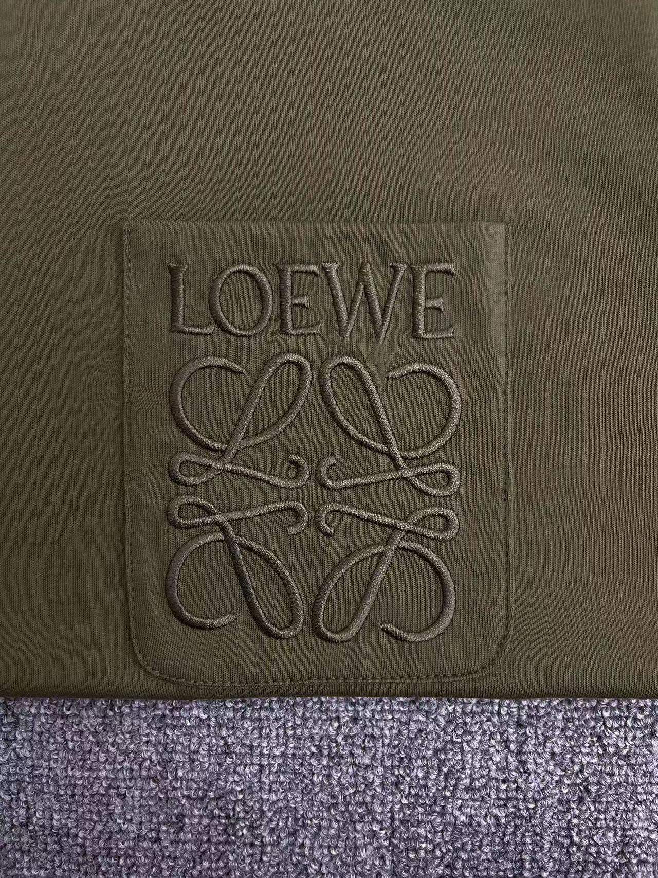 Loewe Relaxed Fit T-Shirt 'Black'（H526Y22XBC-1100）