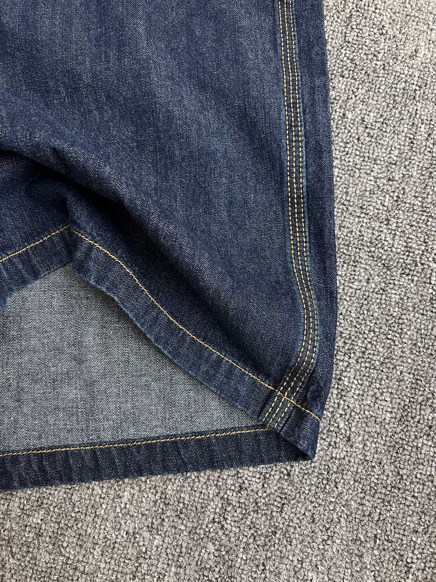 Prada Deep Blue Lightweight Denim Shorts（GEP380-14PW-F0008-S-OOO）