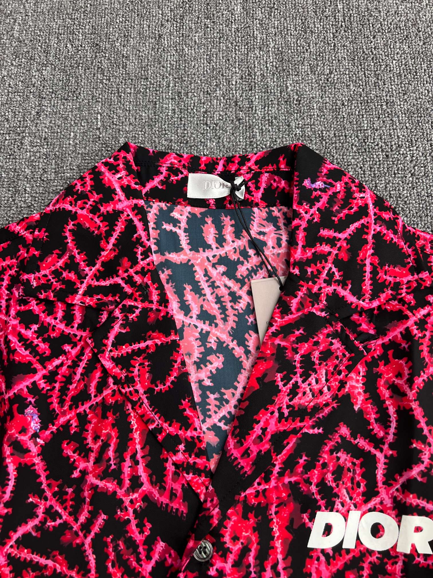 DIOR Italic short sleeve shirt（483C568B6077-C970）