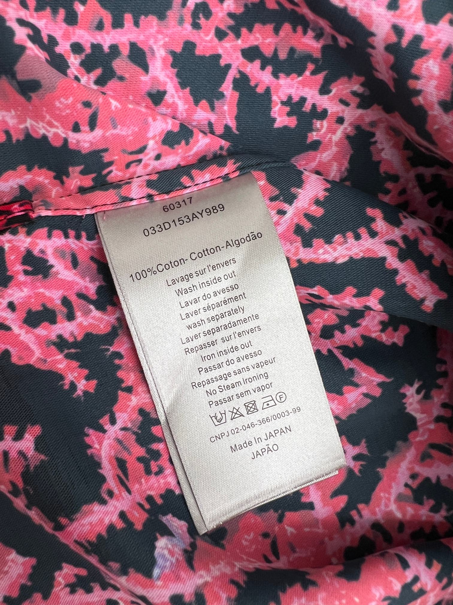 DIOR Italic short sleeve shirt（483C568B6077-C970）