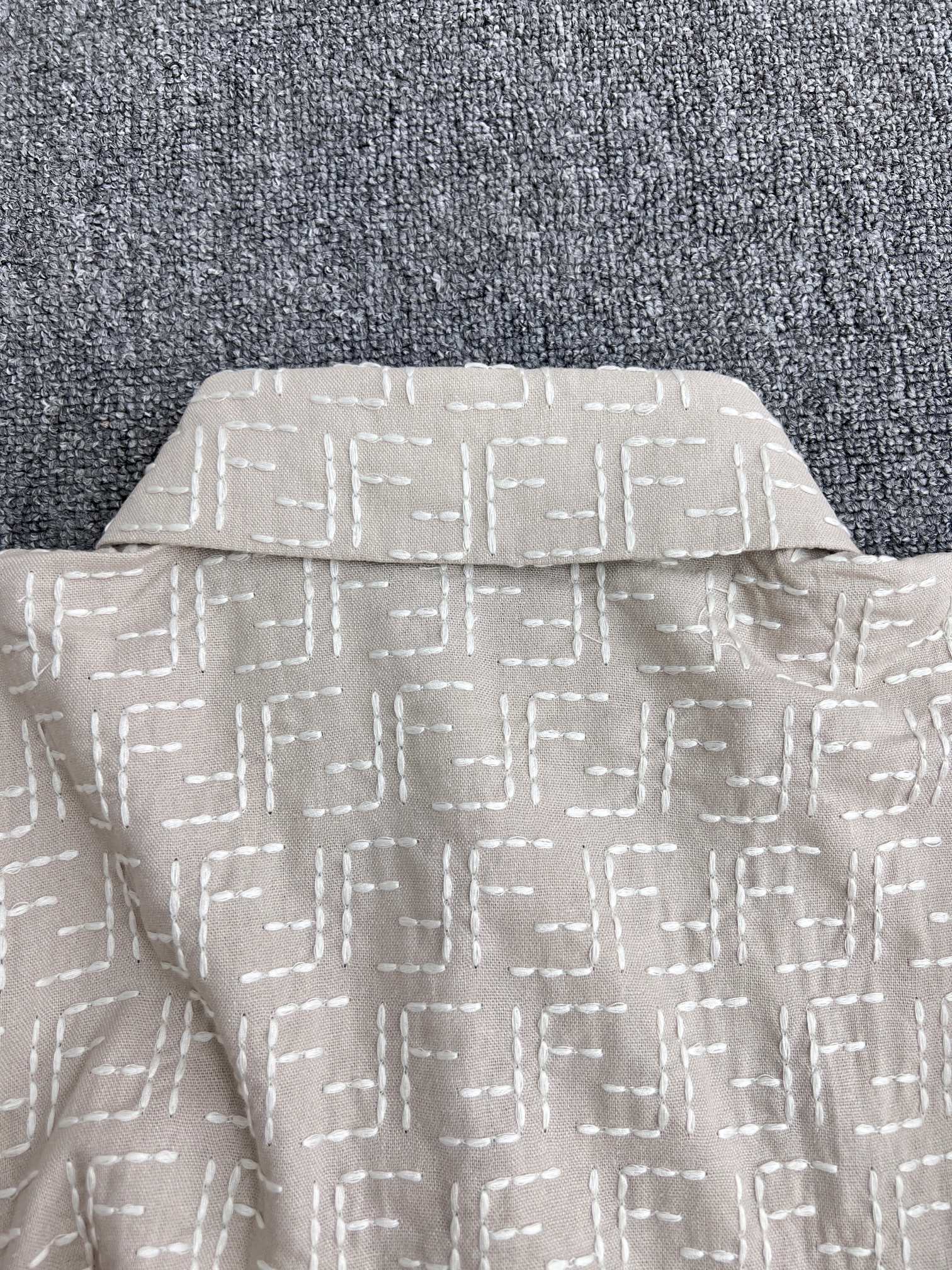 FENDI Shirt Linen Beige（FS1317AU6YF0B9Y）