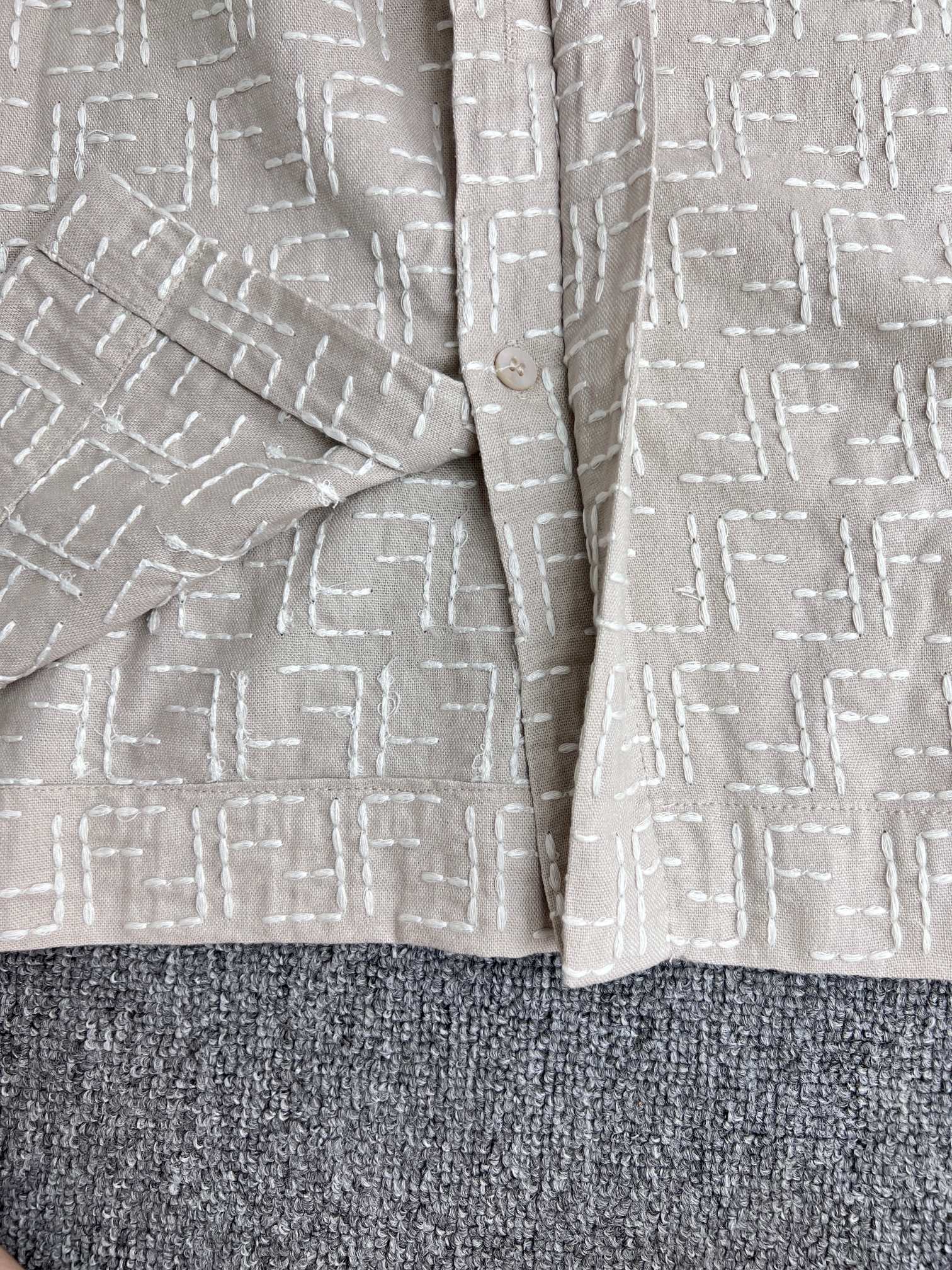 FENDI Shirt Linen Beige（FS1317AU6YF0B9Y）