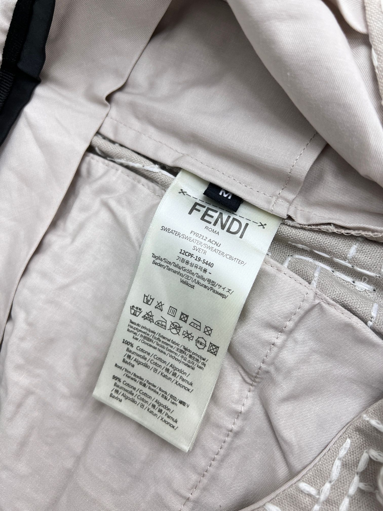 FENDI Bermudas Linen Beige（FB0821AU6YF0B9Y）