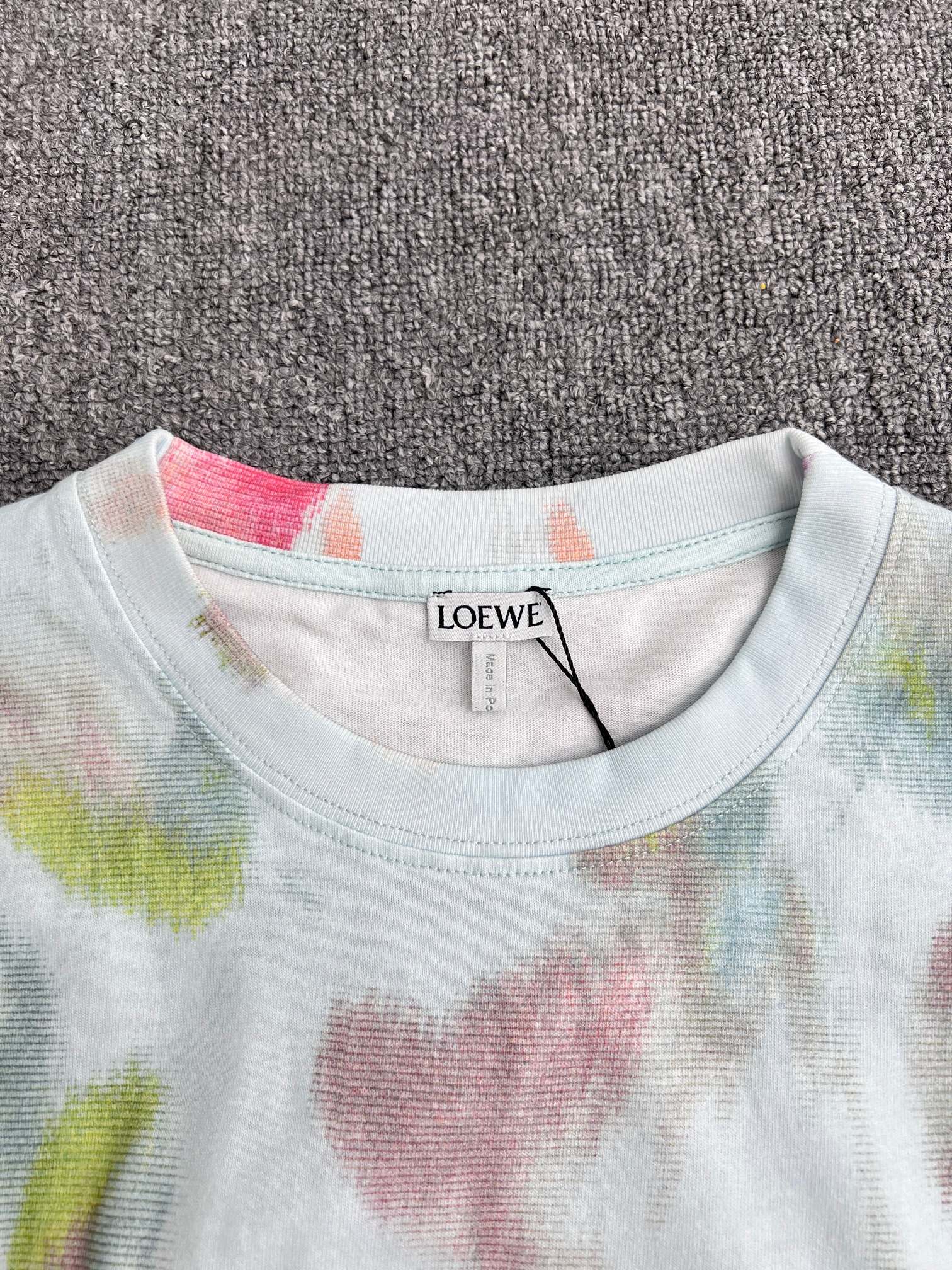 Loewe Loose Fit Floral Digital Print T-Shirt（H526Y22XCJ-5497）