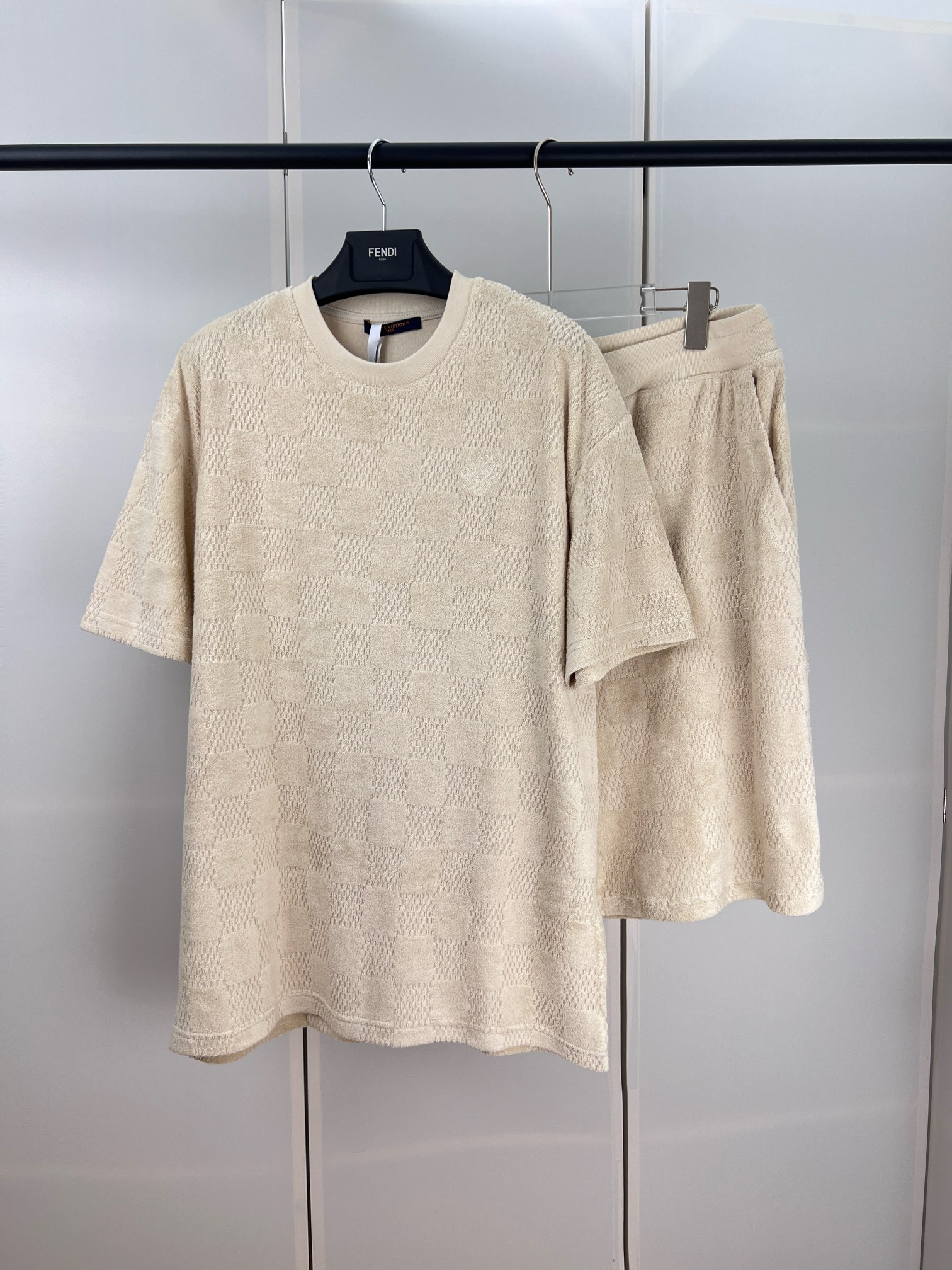 Louis Vuitton Damier French Terry Shorts（1AHUVK）