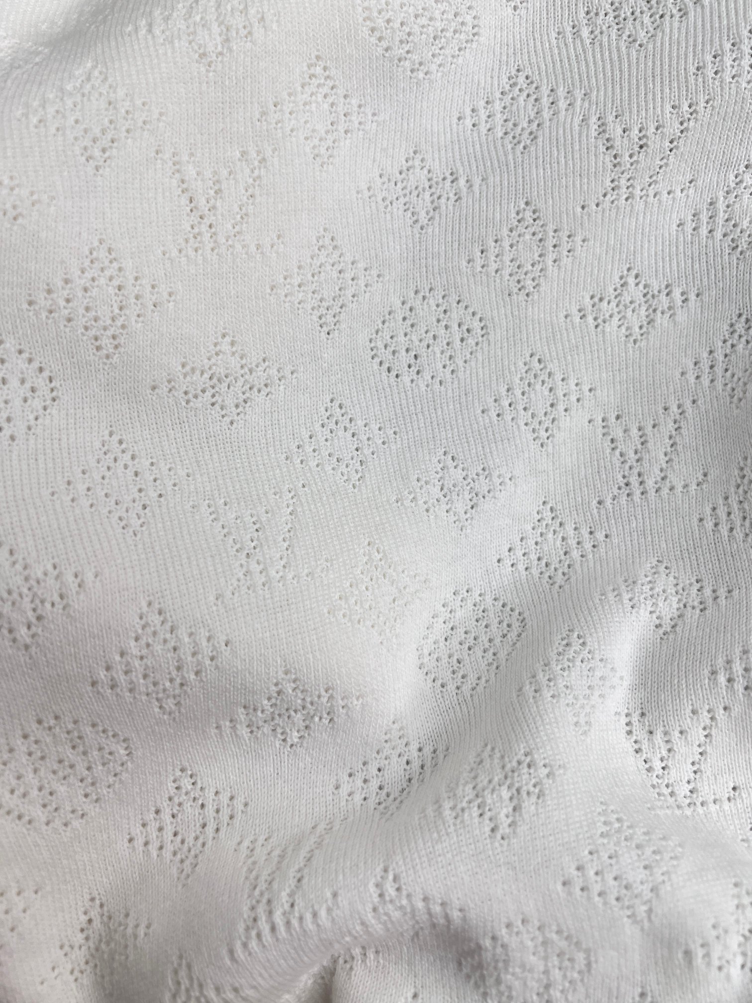 Louis Vuitton "Monogram Cotton Pullover" White DHL Direct（1AGJHC）