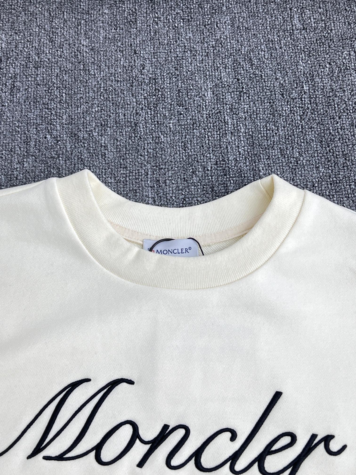 MONCLER embroidered logo cotton sweatshirt（K109U8G00004M5214999）