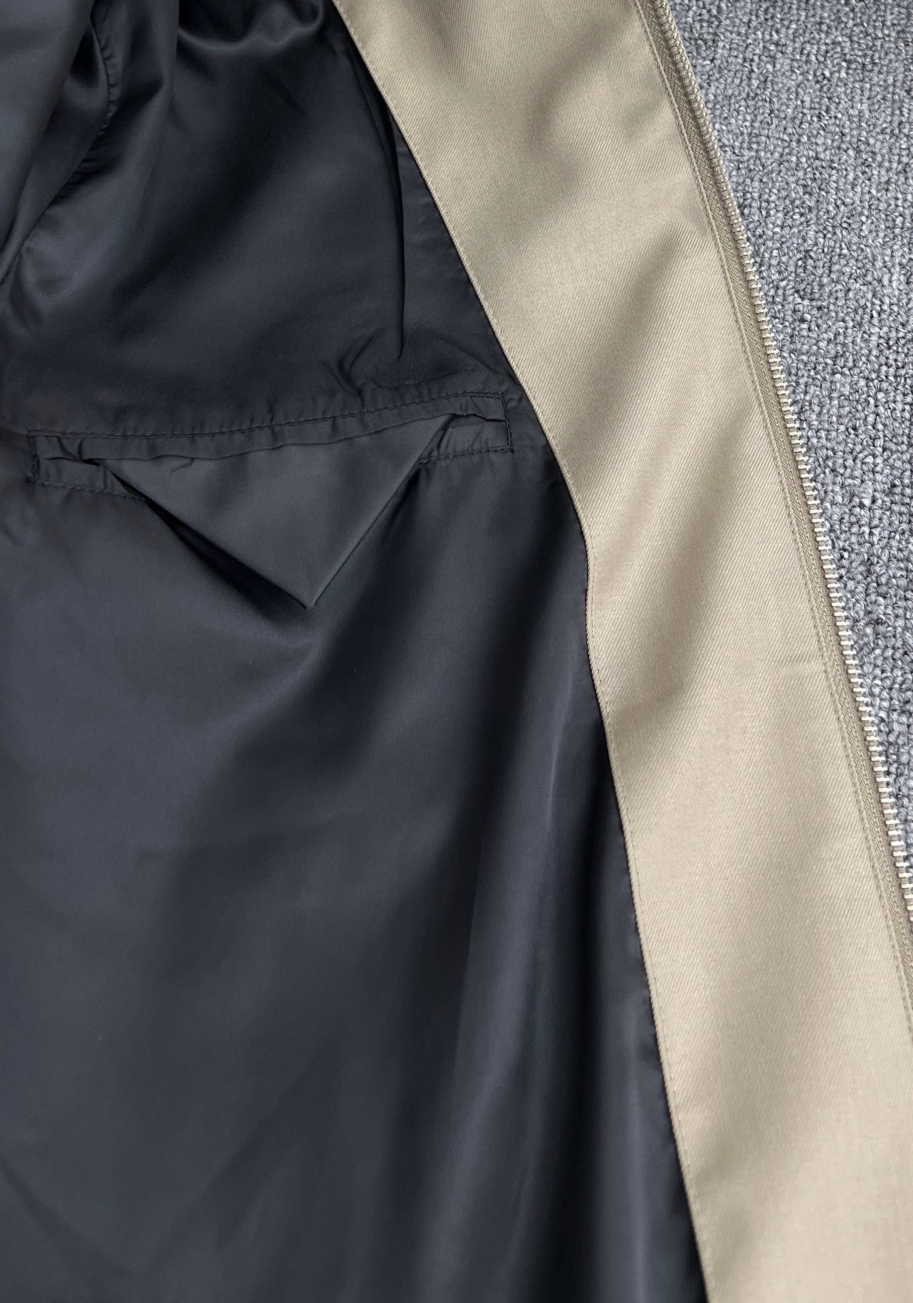 CELINE Blouson in Cotton and Wool Gabardine (RV0RV777S-07MR）