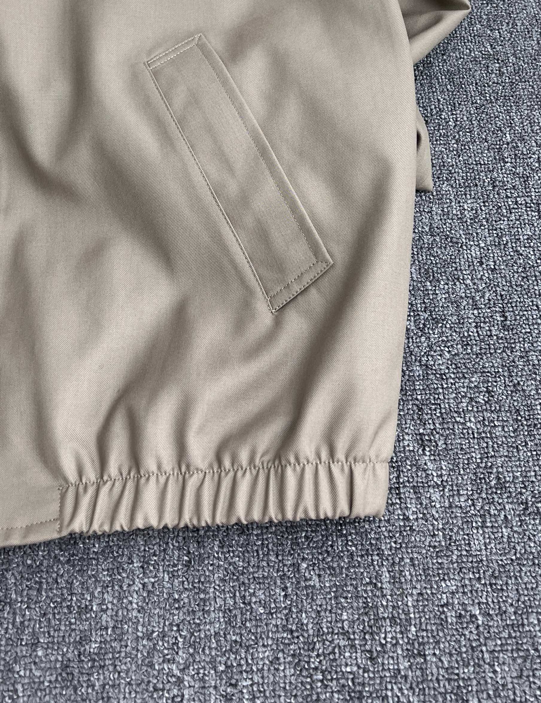 CELINE Blouson in Cotton and Wool Gabardine (RV0RV777S-07MR）