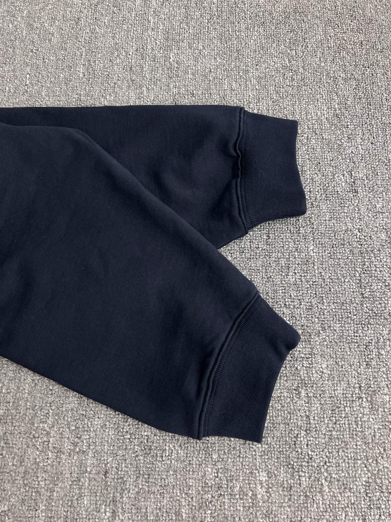 MIU MIU colorblock micro logo half-zip sweatshirt long sleeve blue-gray（MJL090-17H4-F005R-S-OOO）