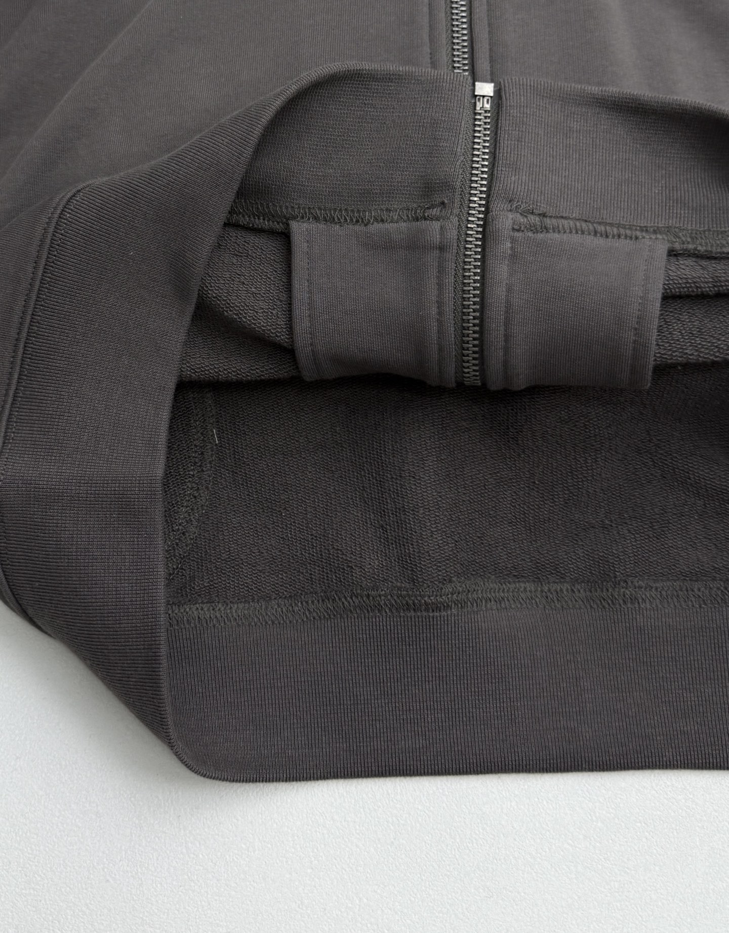 LOEWE Cotton Zip-Up Hooded Sweatshirt (H526Y25X87-1140）