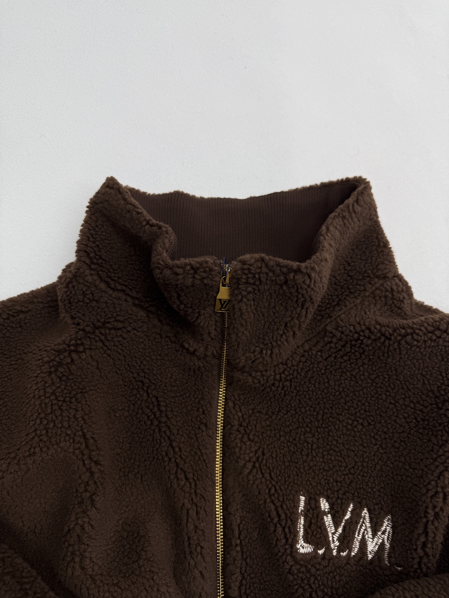 Louis Vuitton zip-up suede belted jacket（1AJTU1）