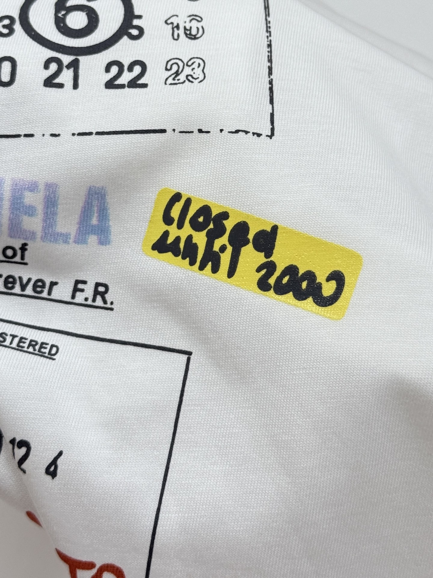 MM6 Maison Margiela Library Stamp T-shirt（SH0GC0070M20170101）