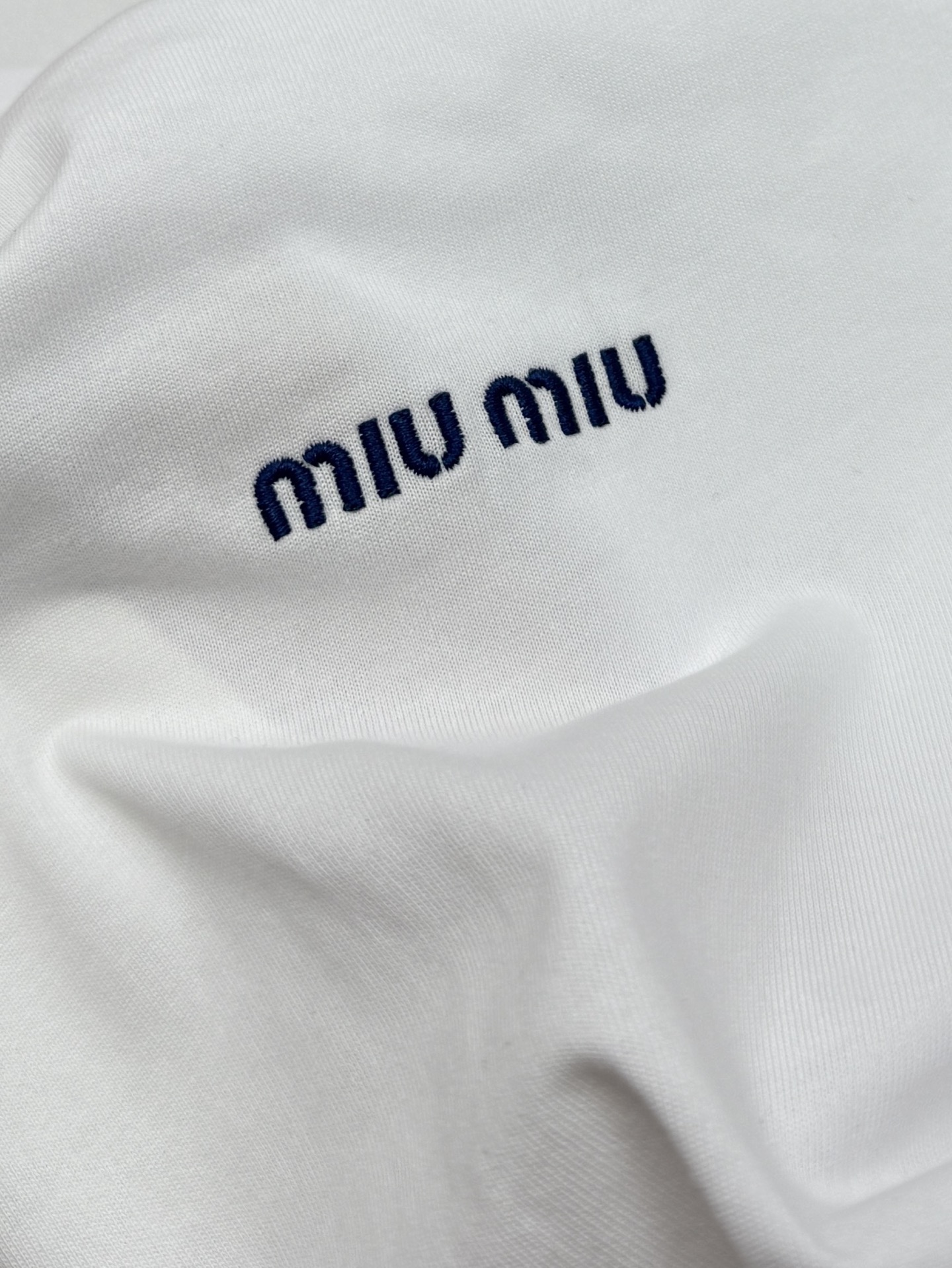 Miu Miu T-Shirt With Logo（MJN545-146Z-F0UB0）